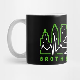 Philly Fan Kelly Green White Philadelphia Brotherly Love Liberty Bell Philly Fan Art Mug